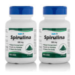 Buy Healthvit Spirulina 500mg 60 Capsules - Purplle