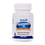 Buy Healthvit Flaxseed Oil 1000Mg 60 Softgel - Purplle