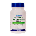 Buy Healthvit Glycine Amino Acid 500 Mg 60 Capsules - Purplle