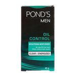 Buy Ponds Men Oil Control Brightening Moisturizer Clear and Energized (40 g) - Purplle