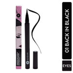 Buy SUGAR Cosmetics - Arrested For Overstay - Waterproof Eyeliner - 01 I'll Be Black (Black Eyeliner) - Quick Drying, 100% Waterproof Eye Liner with Matte Finish - Purplle