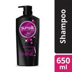 Buy Sunsilk Stunning Black Shine Shampoo (650 ml) - Purplle