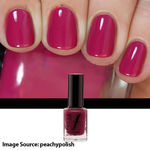 Buy Faces Canada Hi Shine Nail Enamel - Pansy Purple 05 (9 ml) - Purplle