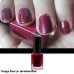 Buy Faces Canada Hi Shine Nail Enamel Poppy Red 11 (9 ml) - Purplle
