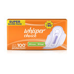 Buy Whisper Choice Wings Sanitary Pads Regular Size 20 pc Pack - Purplle