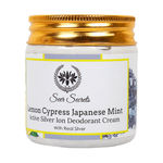 Buy Seer Secrets Lemon Cypress Japanese Mint Active Silver Ion Deodorant Cream (100 g) - Purplle
