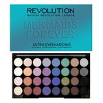 Buy Makeup Revolution Mur Ultra 32 Eyeshadow Palette Mermaids Forever (20 g) - Purplle