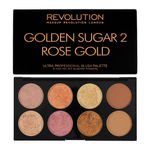 Buy Makeup Revolution Golden Sugar 2 Rose Gold ( 12.8 gm ) - Purplle
