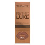 Buy Makeup Revolution Retro Luxe Metallic Lip Kit - We Rule (5.5 ml) - Purplle