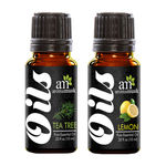 Buy AromaMusk 100% Pure Tea Tree + Lemon Essential Oil (10 ml) - Purplle