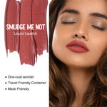 Buy Smudge Me Not Liquid Lipstick - 13 Wooed By Nude (Peach Nude) - Purplle