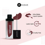 Buy SUGAR Cosmetics - Smudge Me Not - Liquid Lipstick - 16 Bare Flair (Rose Brown) - 4.5 ml - Ultra Matte Liquid Lipstick, Transferproof and Waterproof, Lasts Up to 12 hours - Purplle