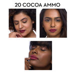 Buy Smudge Me Not Liquid Lipstick - 20 Cocoa Ammo (Mocha Brown) - Purplle