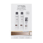 Buy Nioxin Hair System 4 Trial Kit - for Normal to Noticeably Thinning Fine Chemically Treated Hair (150ml + 150ml + 40ml) - Purplle