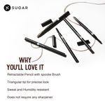 Buy SUGAR Cosmetics - Arch Arrival - Brow Definer - 02 Taupe Tom (Grey Brown Brow Definer) - Smudge Proof, Water Proof Eyebrow Pencil with Spoolie, Lasts Up to 12 hours - Purplle