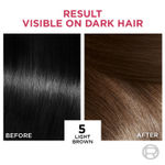 Buy L'Oreal Paris Excellence Creme Hair Color - Natural Brown 5 (72 ml + 100 g) - Purplle