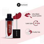 Buy SUGAR Cosmetics Smudge Me Not Mini Matte Liquid Lipstick | Lasts Upto 12 hrs | Transferproof & Waterproof | 4.5 ml - 10 Drop Dead Red - Purplle