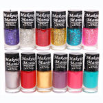 Buy Makeup Mania Exclusive Nail Polish Set of 12 Pcs (Multicolor Set # 92) - Purplle
