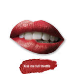 Buy Stay Quirky Lipstick, Soft Matte, Red, Badass - Kiss Me Full Throttle 1 (4.2 g) - Purplle