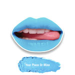 Buy Stay Quirky Lipstick, Soft Matte, Blue, Badass - Your Place Or Mine 15 (4.2 g) - Purplle