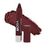 Buy Moda Cosmetics Lipstick Jumbo Lip Color Dark Maroon 14 - Purplle
