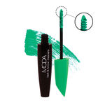 Buy Moda Cosmetics Lash & Brow Mascara 01 Green - Purplle