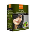 Buy VLCC Henna Natura Colour Natural Black 1 Powder Hair Colour (100 g) - Purplle