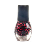Buy Vipera Nail Polish Glitter Polka Black-red Mystic 94 (5.5) - Purplle