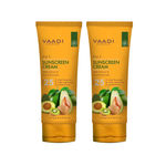 Buy Vaadi Herbals Value Pack Of 2 Sunscreen Cream Spf-25 With Extracts Of Kiwi & Avocado (110 g * 2) - Purplle