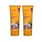 Buy Vaadi Herbals Value Pack Of 2 Sunscreen Lotion Spf-30 With Lilac Extract (110 ml * 2) - Purplle