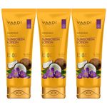 Buy Vaadi Herbals Value Pack Of 3 Sunscreen Lotion Spf-30 With Lilac Extract (110 ml * 3) - Purplle