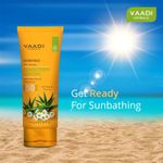 Buy Vaadi Herbals Sunscreen Lotion Spf-50 With Aloe Vera & Chamomile (110 ml) - Purplle