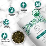 Buy TeaTreasure Super Tulsi Green Tea - 100 Gm - Detox and Calming Tea, relieves Anxiety and Stress - Purplle