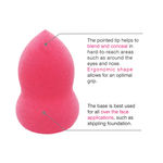 Buy Stay Quirky Blender, Make Up Perfector Sponge, Blend Her, Pear Shape - Pink - Purplle