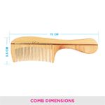 Buy Vega Boutiqe Wooden Hair Comb,Handmade, (India's No.1* Hair Comb Brand)For Men and Women, (HMWC-06) - Purplle