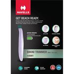 Buy Havells FD5001 Battery Operated Bikini Trimmer - Purplle
