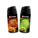 Buy Lotto 4Sport Deo Body Spray Power + Speed (150 ml + 150 ml) Buy 1 Get 1 Free - Purplle