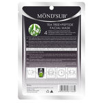 Buy Mond'Sub Tea Tree + Peptide Face Mask Sheet Pack Of 2 - Purplle