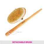 Buy Vega Natural Bristle Bath Brush NBA 1/3 - Purplle