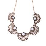 Buy Bling Bag Vintage Copper Flower Necklace - Purplle