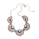 Buy Bling Bag Vintage Copper Flower Necklace - Purplle