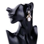 Buy Bling Bag Porcelain Crystal Earrings - Purplle