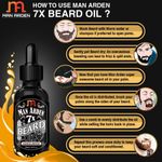 Buy Man Arden 7X Beard Oil (Sandalwood) - 7 Premium Oils Supports Beard Growth & Nourishment (30 ml) - Purplle