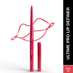 Buy FACES CANADA Ultime Pro Lip Definer - Pink,0.35 gm | Extremely Soft & Gliding | Anti-Feathering & Lightwear | High Coverage | Waterproof | Retractable Twist Format - Purplle
