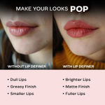 Buy FACES CANADA Ultime Pro Lip Definer - Red,0.35 gm | Extremely Soft & Gliding | Anti-Feathering & Lightwear | High Coverage | Waterproof | Retractable Twist Format - Purplle