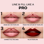 Buy FACES CANADA Ultime Pro Lip Definer - Red,0.35 gm | Extremely Soft & Gliding | Anti-Feathering & Lightwear | High Coverage | Waterproof | Retractable Twist Format - Purplle