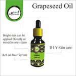 Buy Zenvista Natural Grapeseed Oil Best For Hair & Skin , Rich In Vitamin A,E & K-Helps Reduce Wrinkles-Aroma Therapy Non Greasy (30 ml) - Purplle