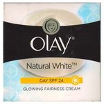 Buy Olay Natural White Day SPF 24 Glowing Fairness Cream (50 g) - Purplle
