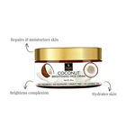 Buy Good Vibes Coconut Brightening Face Cream | Moisturizing, Provides Glow | No Parabens, No Sulphates, No Mineral Oil, No Animal Testing (50 g) - Purplle