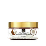 Buy Good Vibes Coconut Brightening Face Cream | Moisturizing, Provides Glow | No Parabens, No Sulphates, No Mineral Oil, No Animal Testing (50 g) - Purplle